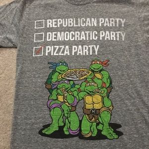 Teenage Mutant Ninja Turtles Political T-shirt
